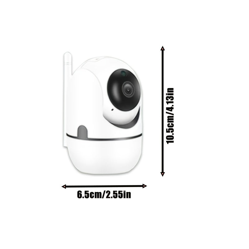 Wireless Security Camera with Night Vision and Two-Way Audio for Home Monitoring