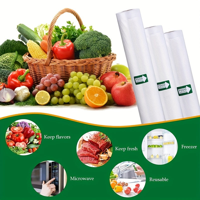 Bolsas de sellado al vacío para conservación de alimentos, aptas para carne y filete, seguras para sous vide