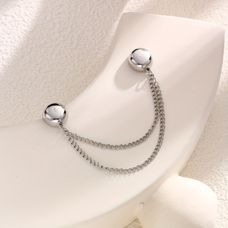 Магнитные штаны и зажимы для манжет, регулируемые сплавные застежки для брюк и рубашек, золотые