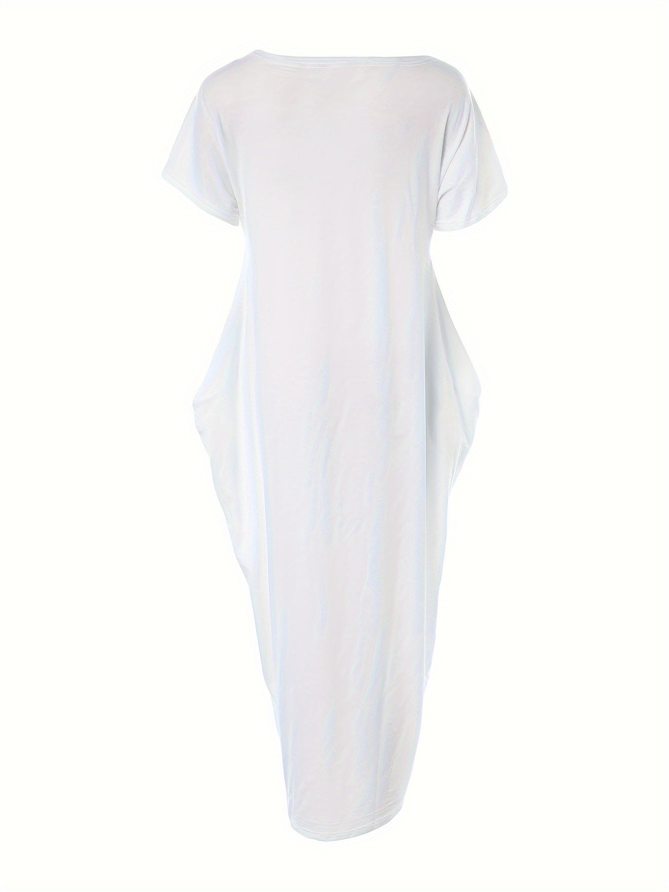 Ayollar uchun kapalak bosma lounge kiyi, qisqa qoʻl, kundalik uy kiyimi