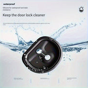 Silicone Door Lock Cover Black for Vehicle Noise Dampening Rust-Proof