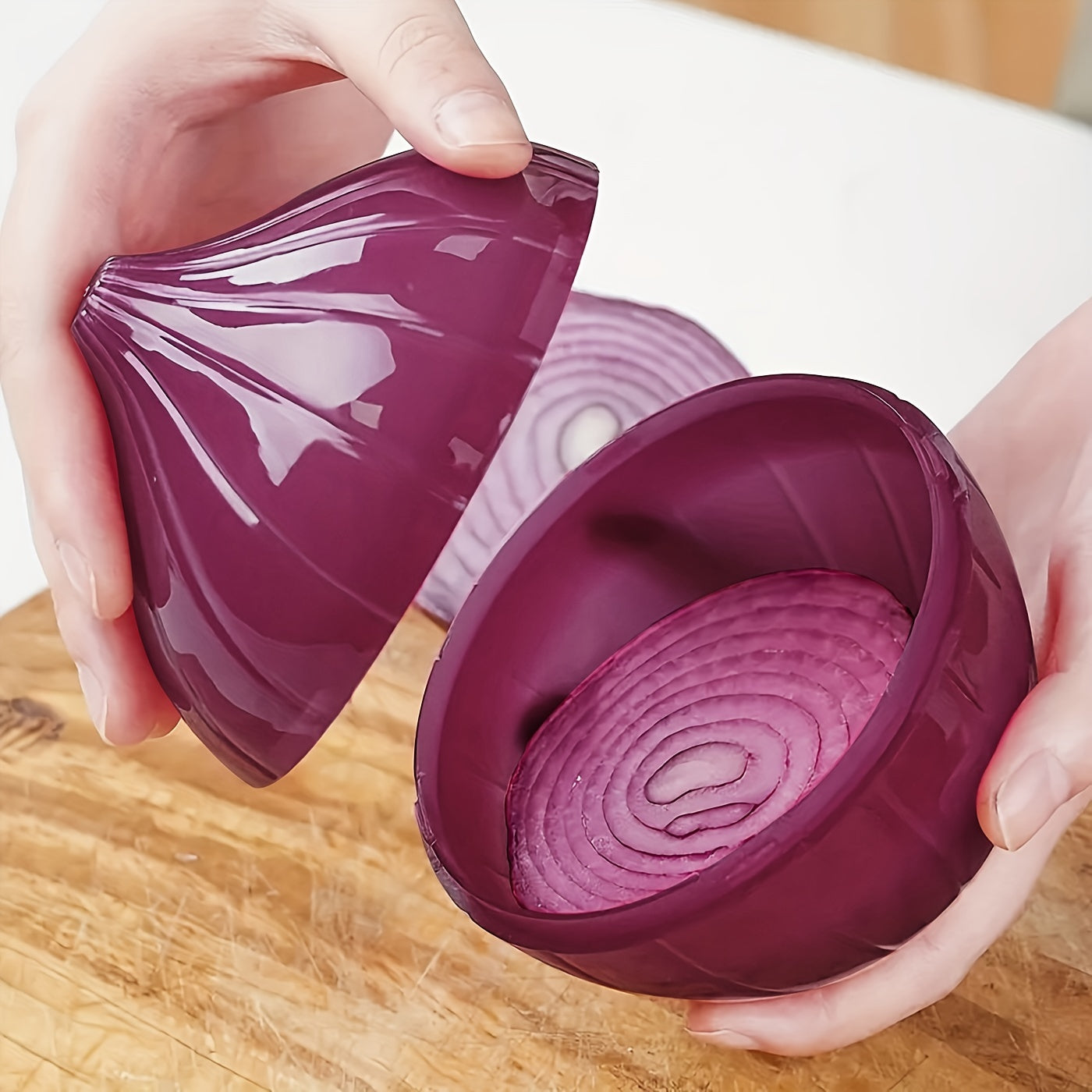Onion Saver Refrigerator Storage Container Vegetable Crisper Kitchen Gadget