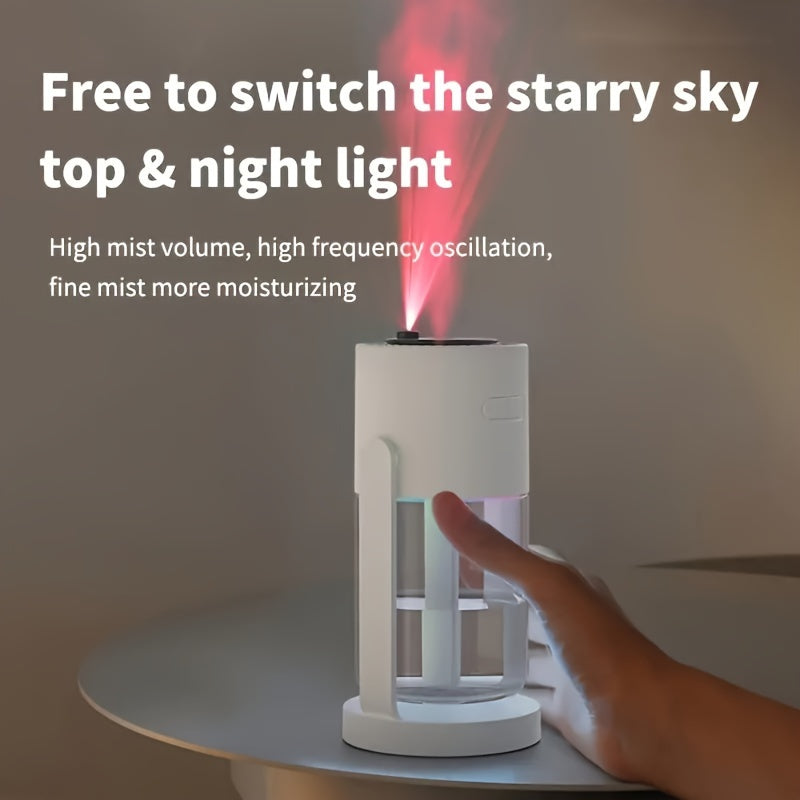 Мини-увлажнитель воздуха USB с регулируемой туманностью и автоматическим отключением для автомобиля, офиса, спальни