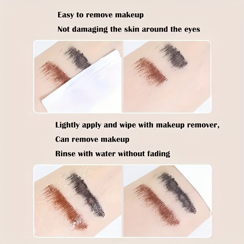 Waterproof Mascara for All Skin Types Long-Wearing Lengthening Curling