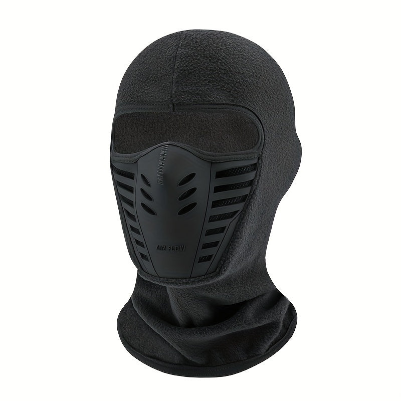 Unisex Thermal Windproof Cycling Balaclava with Visor for Skiing and Motorcycles