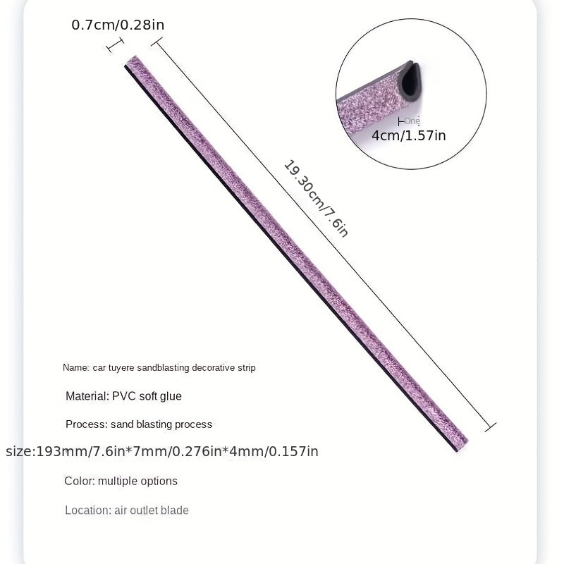 10 dona avtomobil ventilatsiya chiqishi trim imitatsiya olmos rhinestones bling ichki dekor