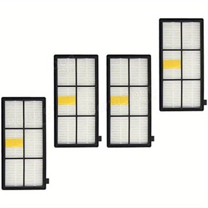 Set of 4 HEPA Vacuum Filters for 800/900 Series Robots High-Efficiency Replacement