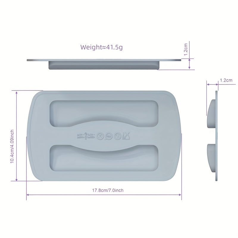 2 va 4 bo'lakli tosterlar uchun chang o'tkazmaydigan qopqoq, silikon oziq-ovqatga xavfsiz himoya