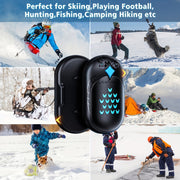 2-Pack Rechargeable Hand Warmers Level 3 Heat USB Portable Pocket Heaters for Outdoor Camping Hunting