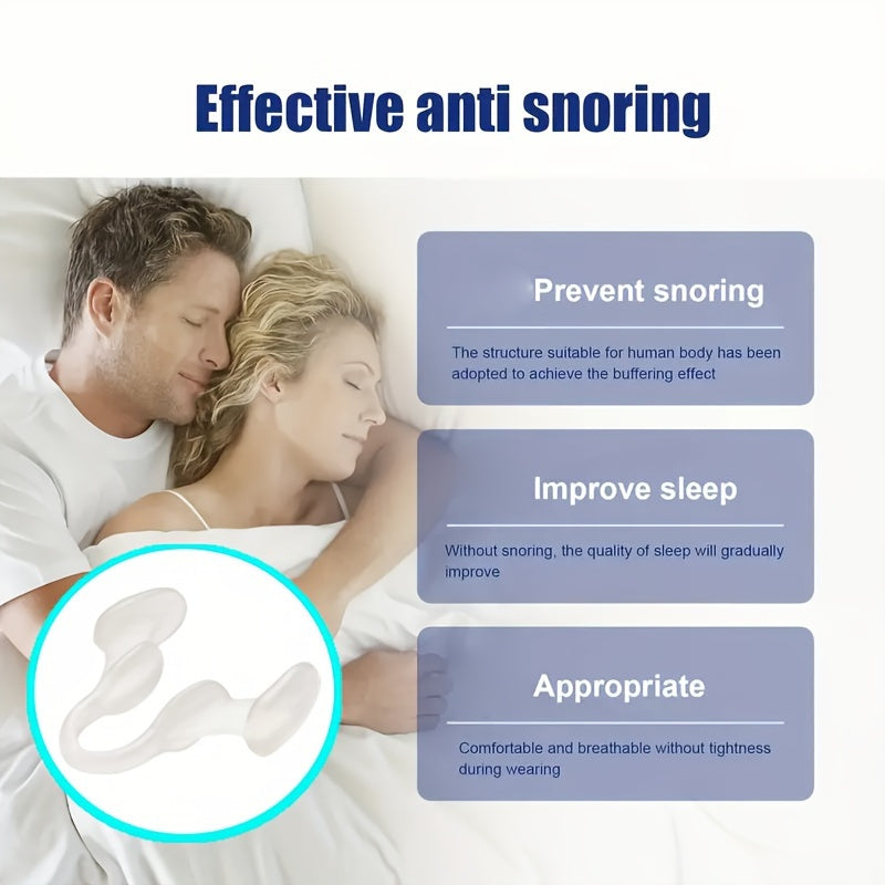 Uniseks qayta ishlatiladigan yumshoq burun dilatorlari, chinqirni kamaytirish va nafas olishni yaxshilash uchun