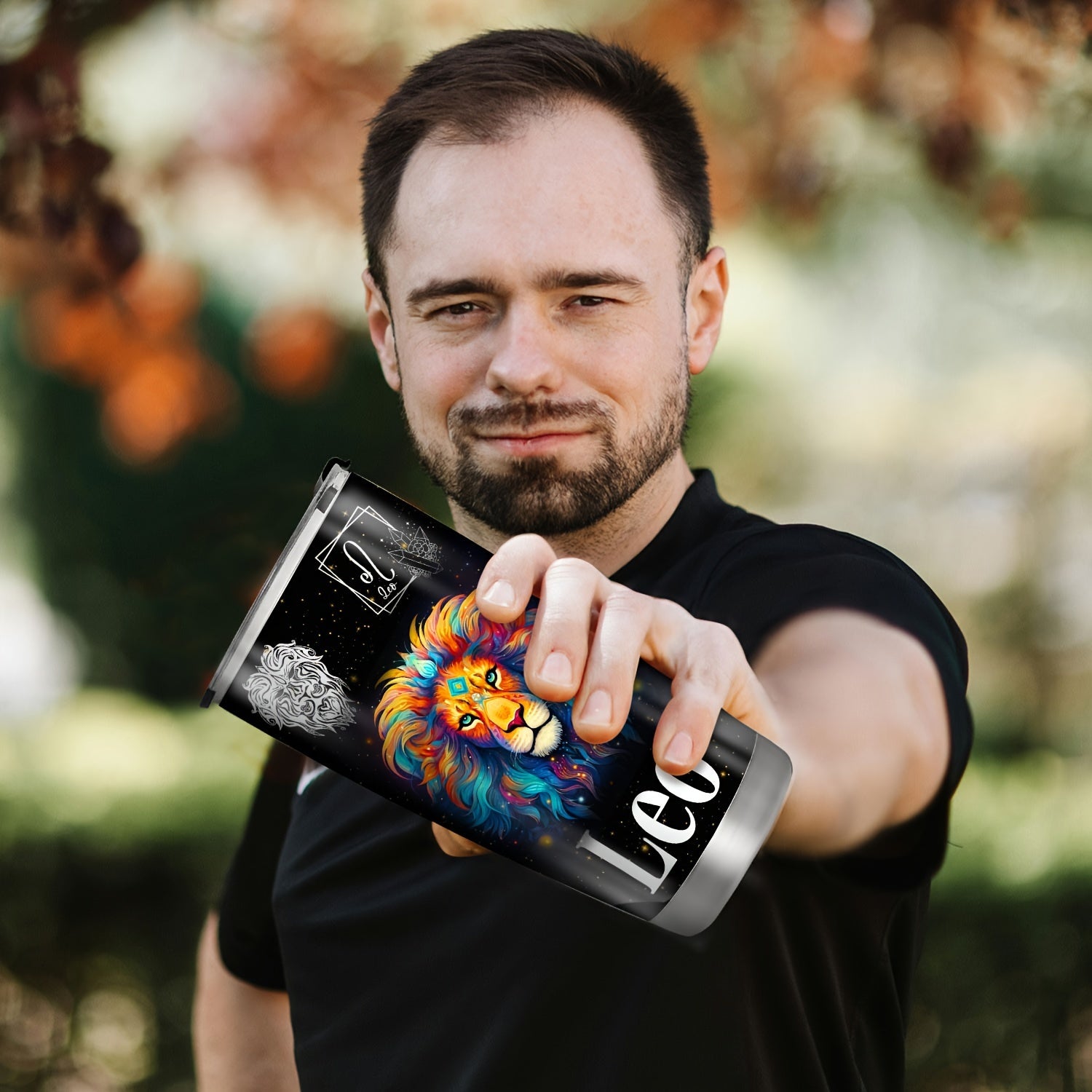 Stainless Steel Zodiac Mug Double Wall Insulated Astrology Gift