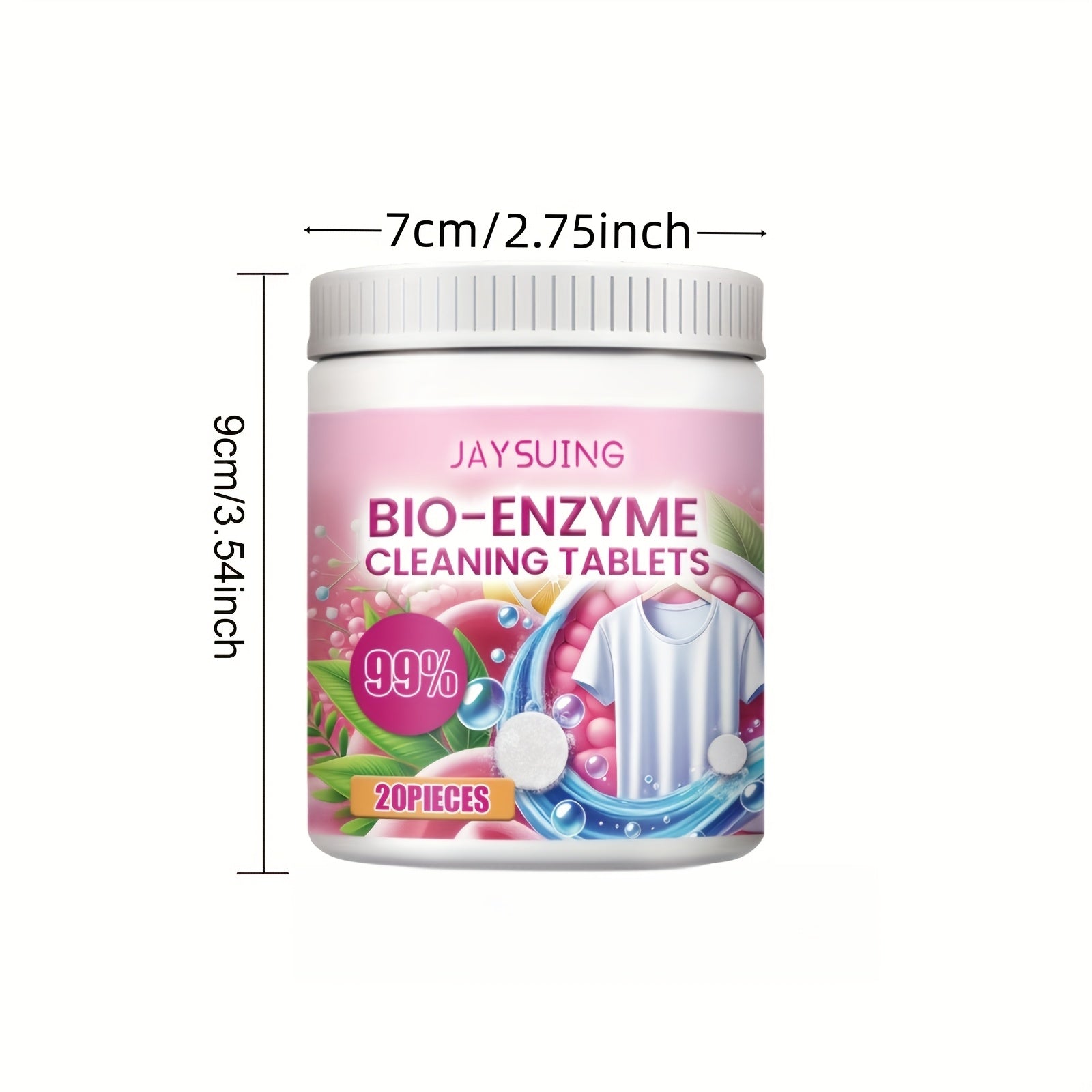 Био-энзимные чистящие таблетки для удаления пятен, запахов, пыли на тканях для автодомов, упаковка 20