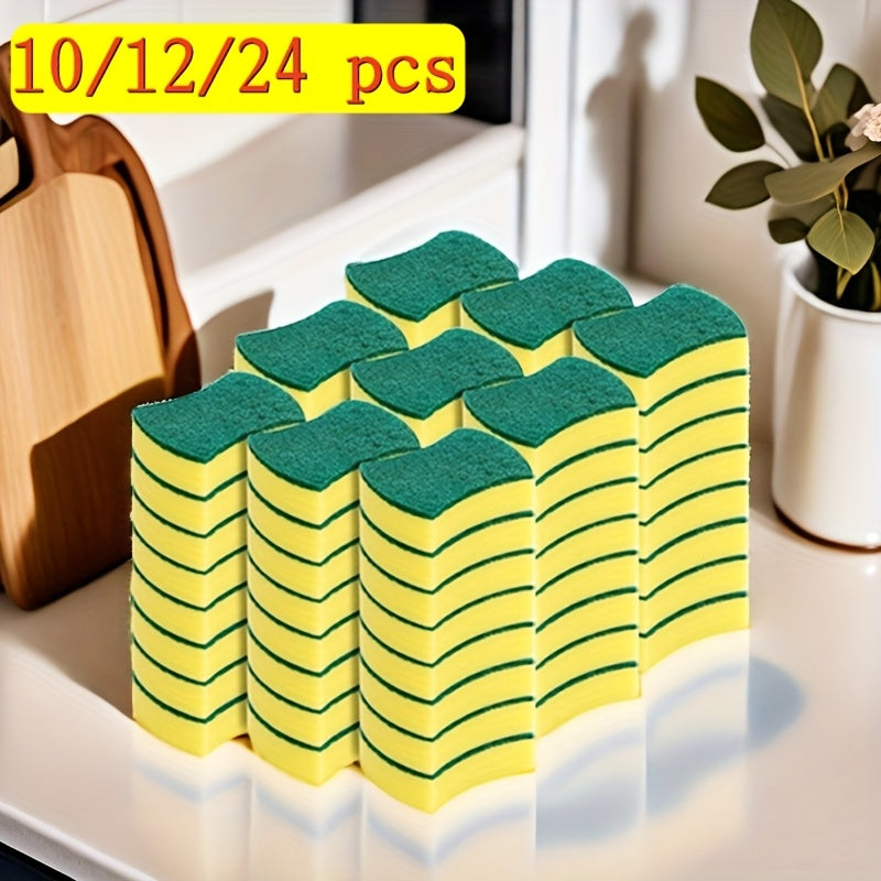 Nano Sponge Magic Dishcloth Set of 10 12 or 24pcs, Reusable Antibacterial Cleaning Rags