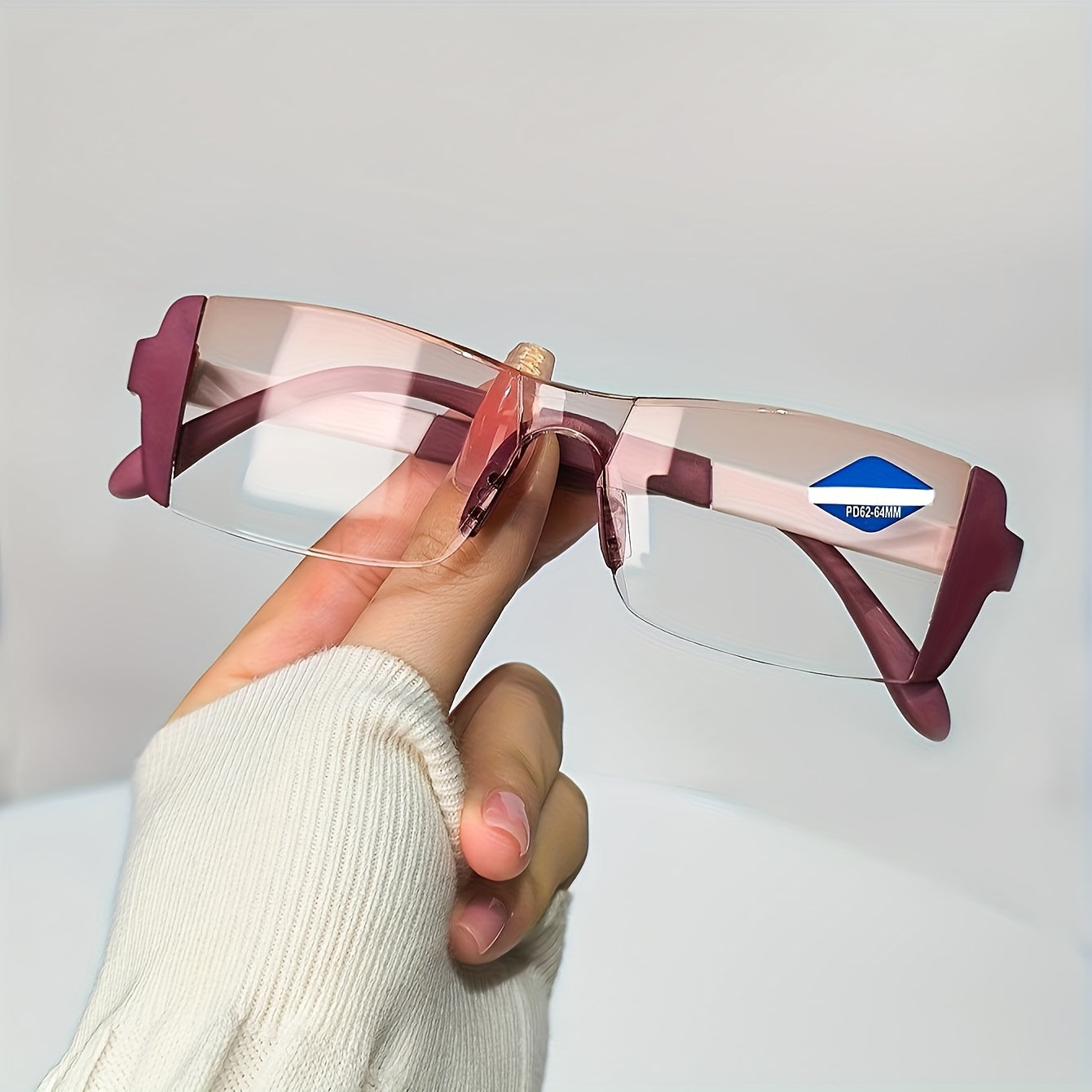 Juego de 3 gafas de lectura unisex con montura rectangular de PC, ligeras, cómodas y con corrección visual +1.0 a +4.0