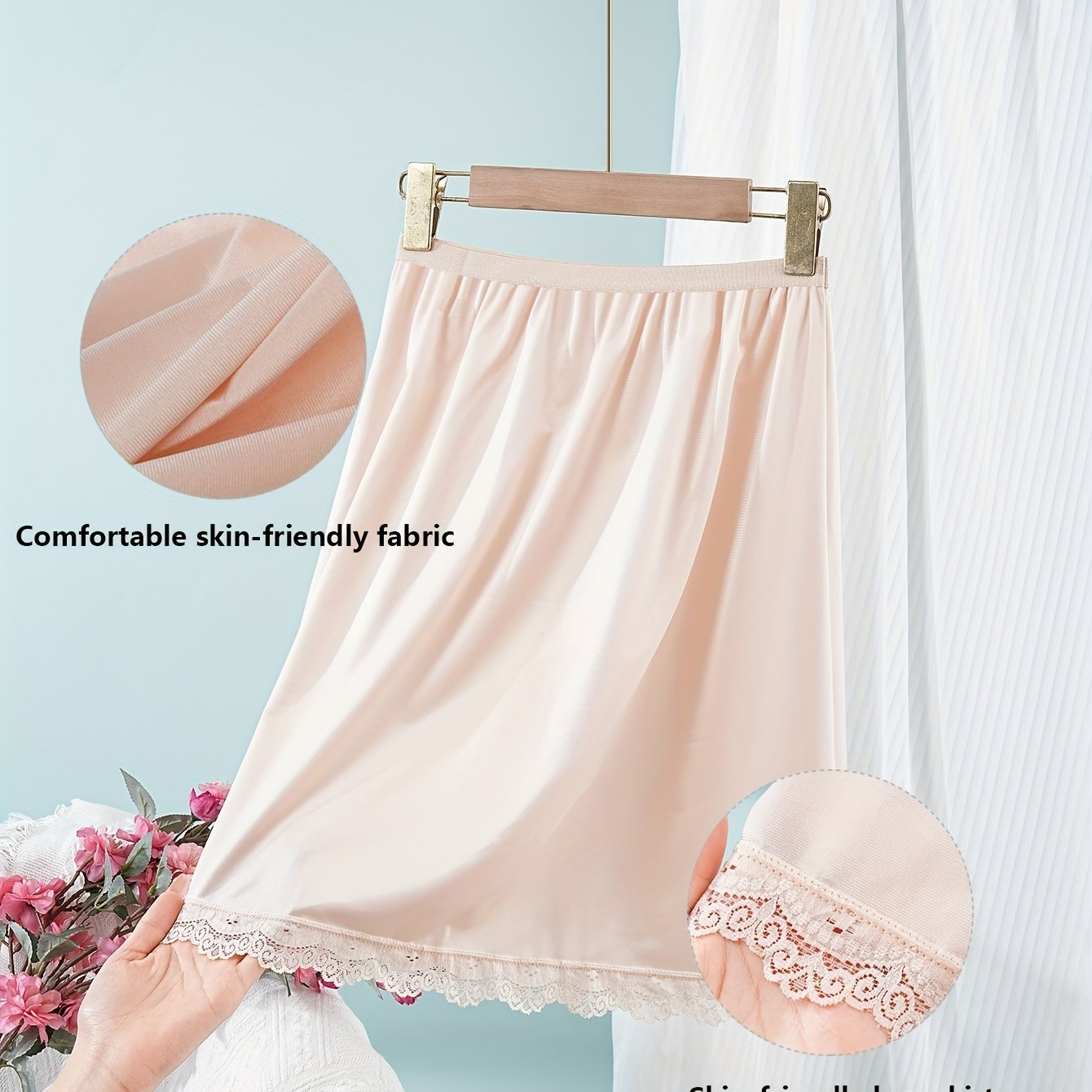 Plus Size Womens High Support Knit Lingerie Shorts Breathable Comfort