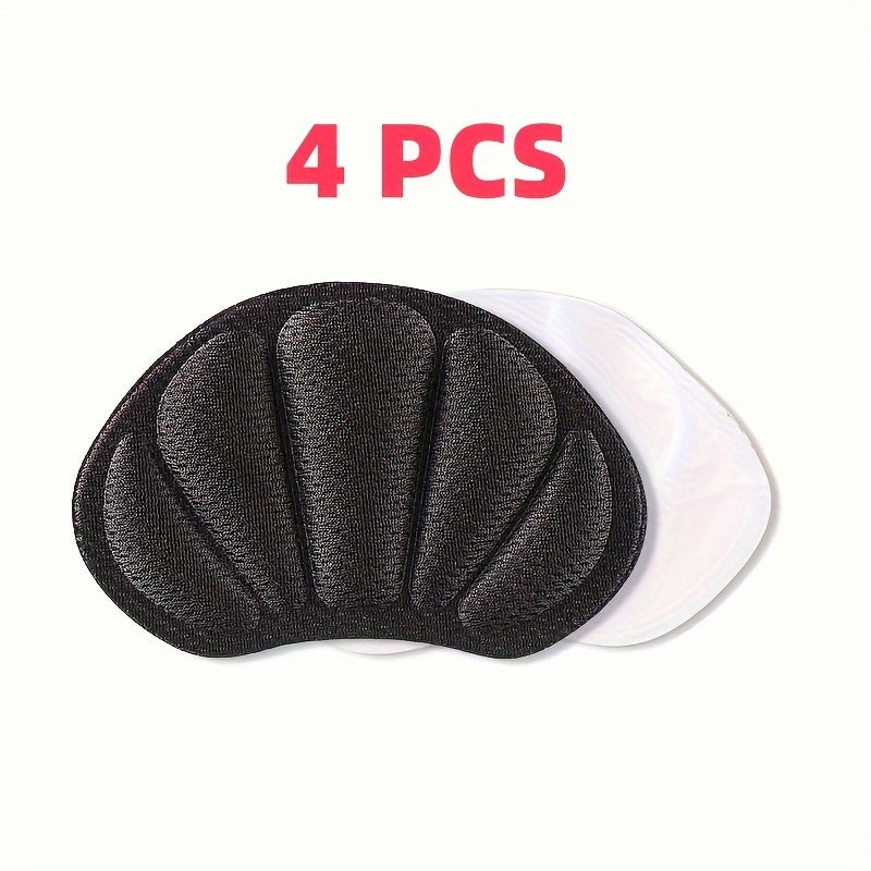 Memory Foam Heel Cushion Pads 4 Pcs Shoe Fitting Inserts Anti-Slip Blister