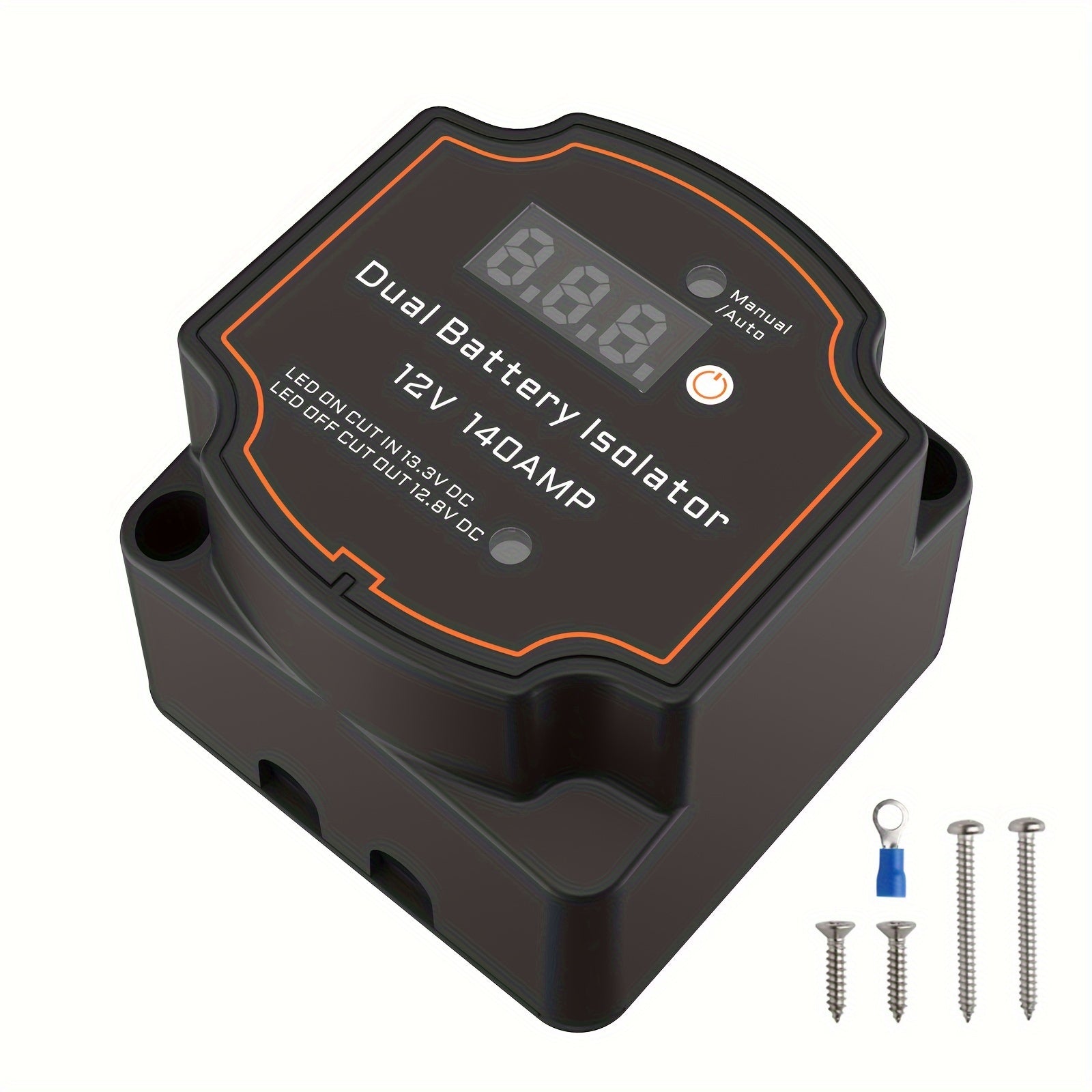 Universal 12V Ikki Batareya Izolyatori va Kuchlanish Ko'rsatkichi uchun ATV va Qayiqlarga
