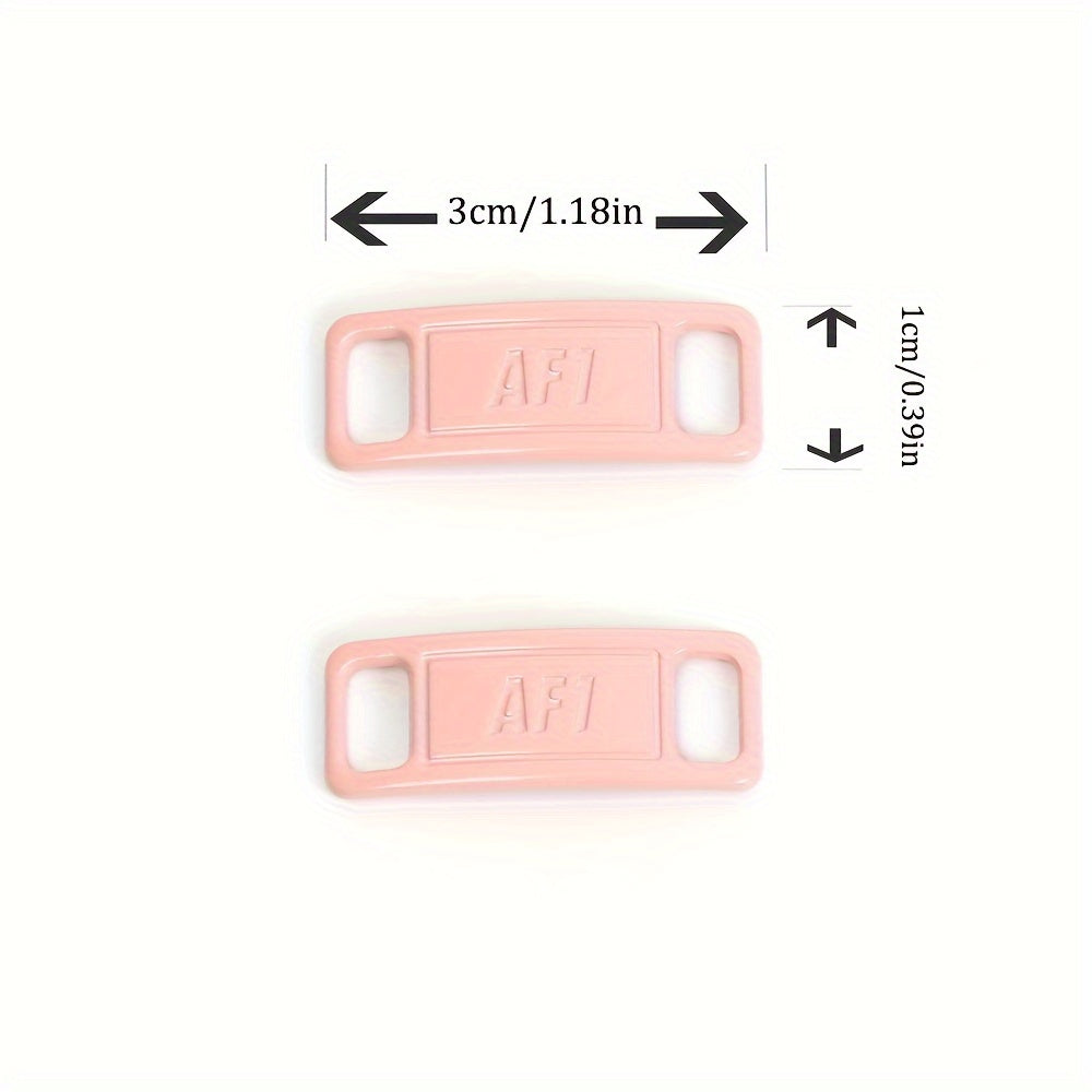 Unisex Shoe Lace Buckle Silver Metal Shoe Accessory