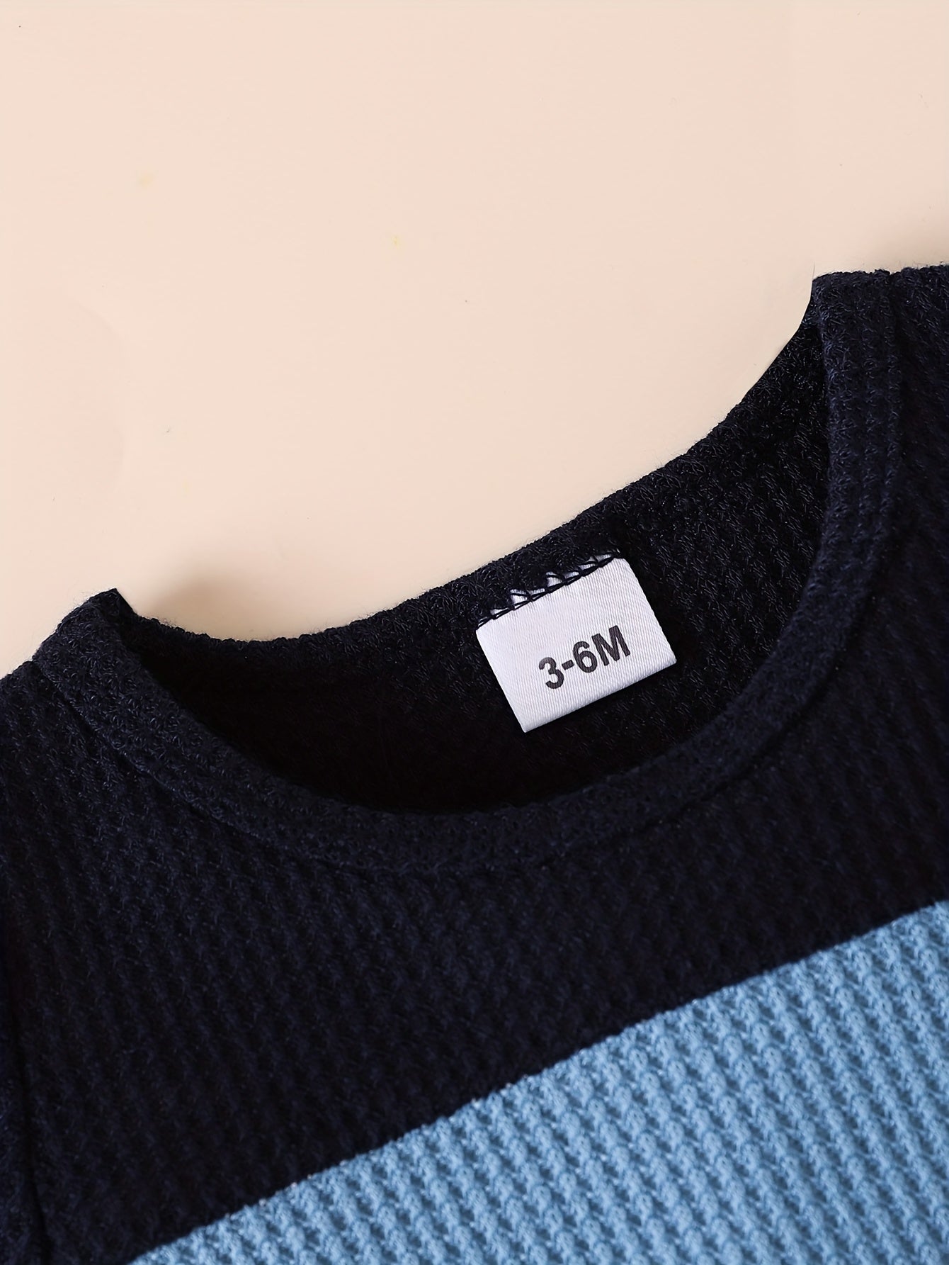 Kichkina qizlar uchun yozgi kundalik kiyimlar uchun Baby Waffle Top va Denim Shorts to'plami