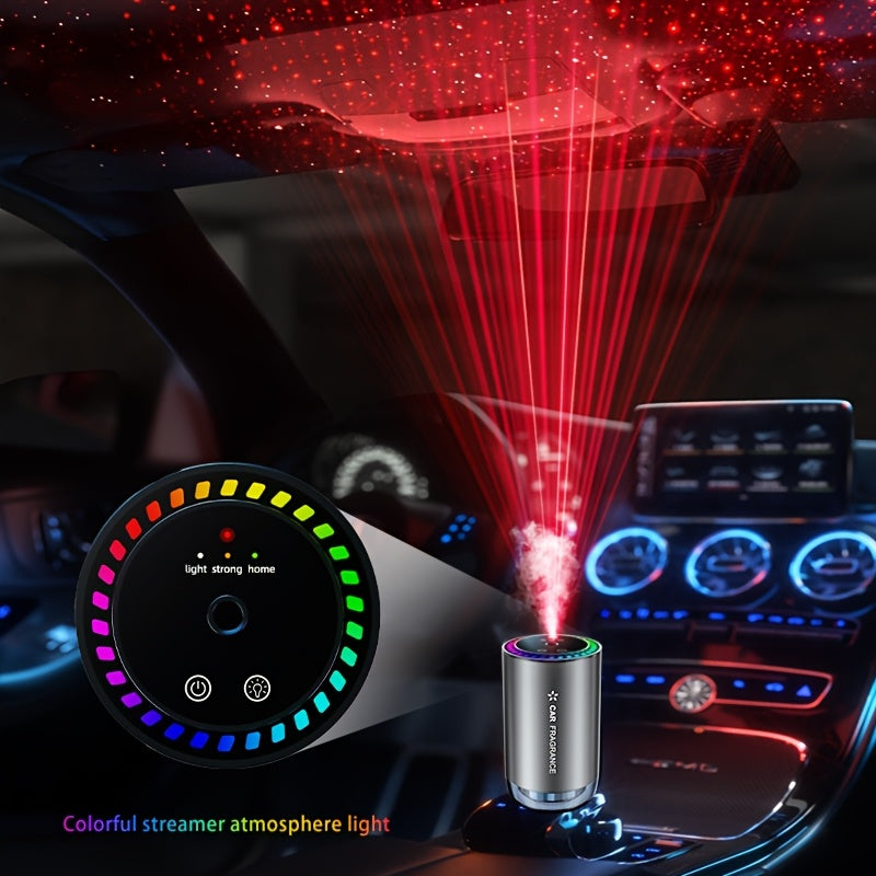 Inskam Smart Aromatherapy Diffuser 3 rejimda, USB orqali zaryadlanadigan, teginish nazorati, tungi chiroq, uy, avtomobil, ofis, hammom uchun, asosiy yog'lar/parfyumeriya bilan, 500mAh batareya.