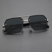 Casual Men Pilot Glasses Metal Frame PC Lenses Fashion Eyewear