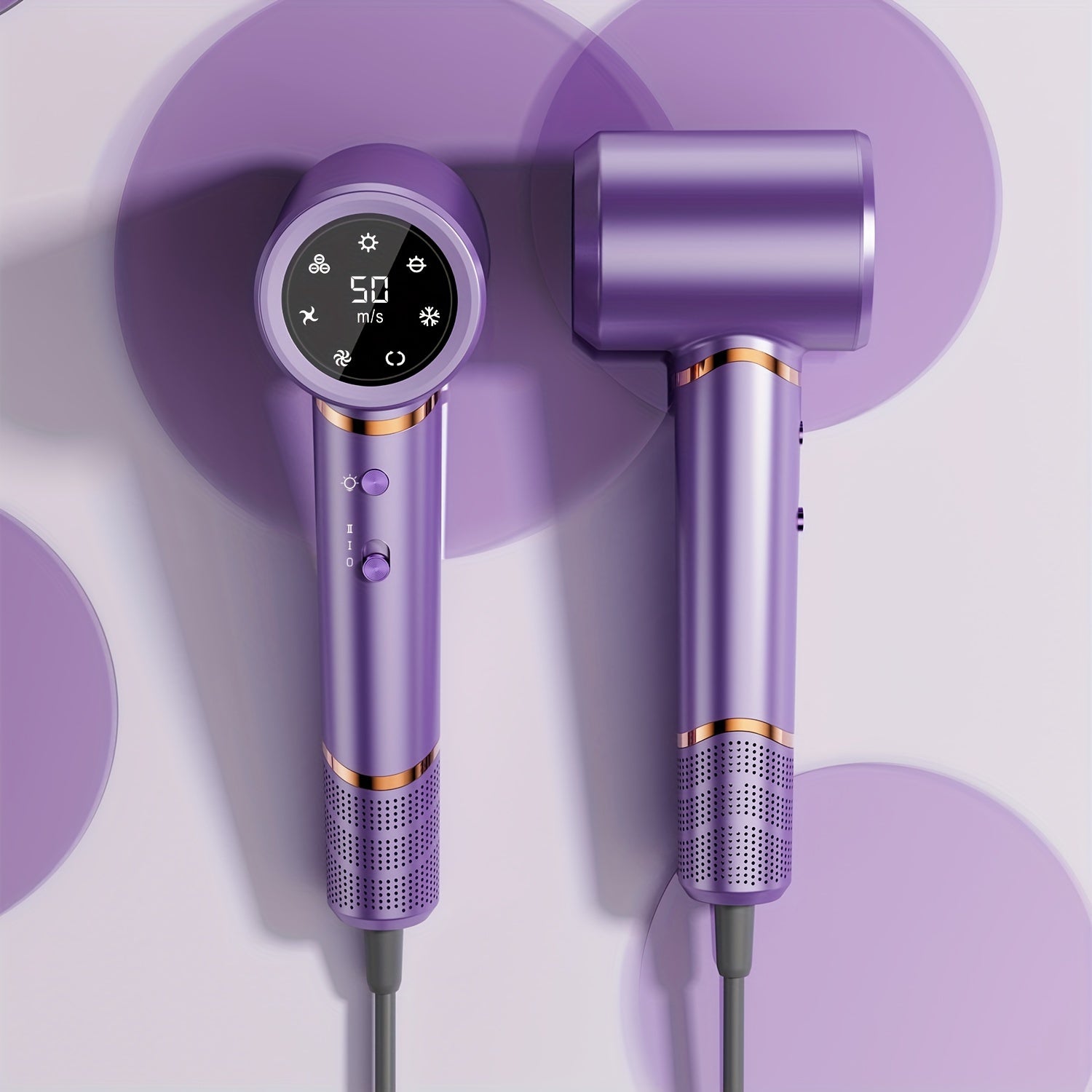 High-Speed Hair Dryer with Diffuser Quick Drying Negative Ion Aromatherapy Low Noise