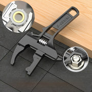 Adjustable Wrench Bathroom Repair Tool with Large Opening Pipe Wrench Nut Key 6-68mm