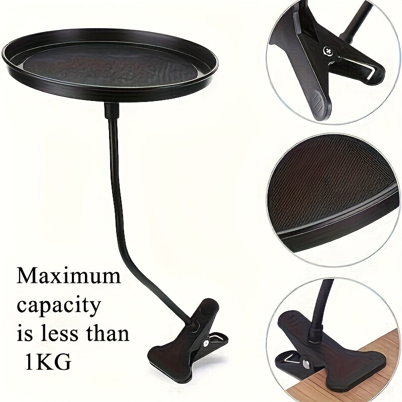 Adjustable Car Dining Tray with Rotatable Cup Holder and Anti-Slip Surface