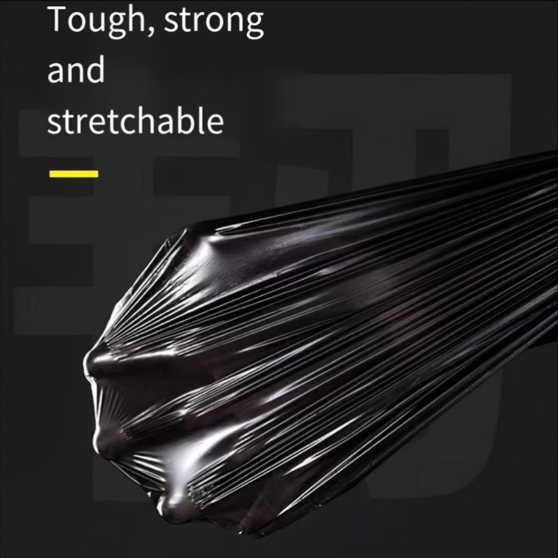 100 ta super qalin og'ir yuk ko'taruvchi, qora chiqindi sumkalar, maxfiylikni himoya qilish uchun tortish ipi bilan. Ushbu opak bir martalik plastik sumkalar oshxona, hammom, yotoqxona, yashash xonasi, ochiq joylar va tozalash uchun mos keladi. Bu