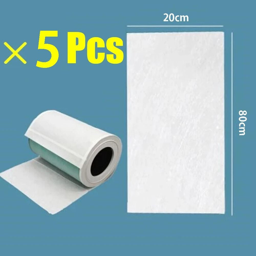 5 dona polyester konditsioner filtri almashtirish padlari AC birlik kirishlari uchun changga qarshi havo tozalovchi sterilizatsiya