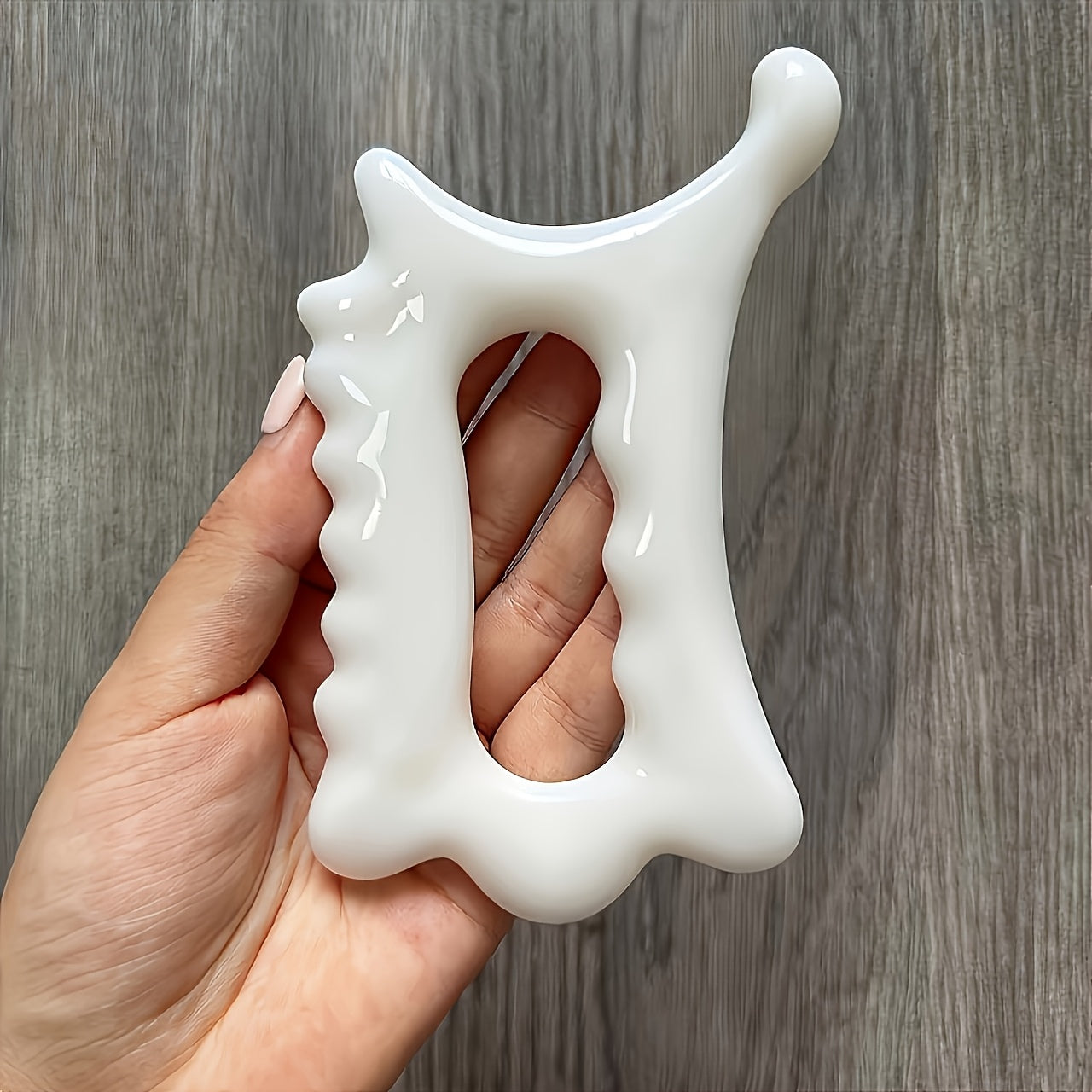 Bio Thumb Massager with Wave Edge Therapy Board for Deep Tissue Fascia Relaxation Facial Contouring