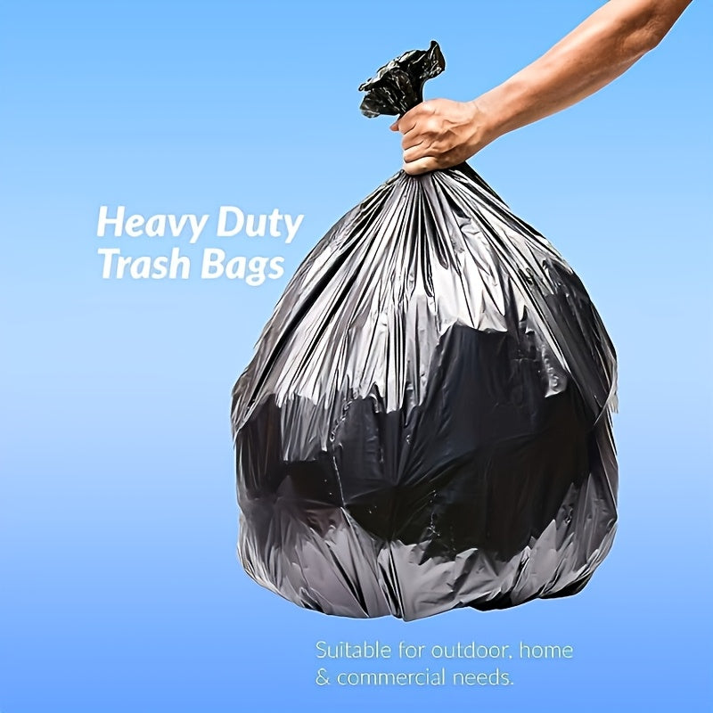 XX упаковка сверхбольших черных одноразовых мусорных пакетов объемом 35 галлонов - прочные и универсальные для домашнего, гостиничного и розничного использования - идеально подходят для различных комнат и зон - удобно складываются и экологически чистые