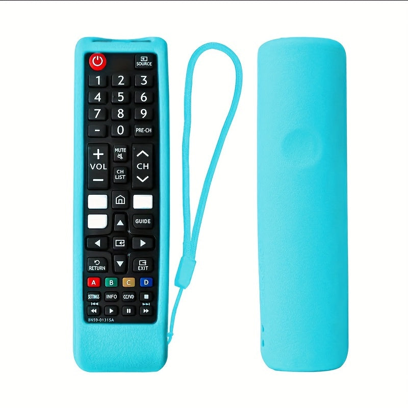 Silicone Remote Control Cover for Samsung BN59 Glow-in-the-Dark Anti-Slip Thick Protective Case in Red Green Blue