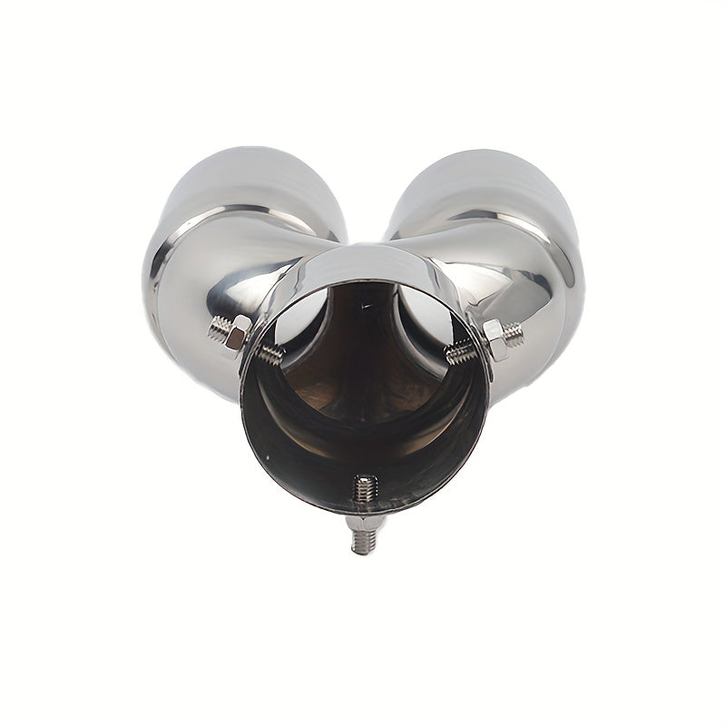 Stainless Steel Car Exhaust Pipe Double-Row Straight Large Tail Pipe Modification Kit