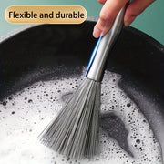 Set of 2 Stainless Steel Kitchen Scrubbers Non-Abrasive Cleaning Tools with Hanging Loop