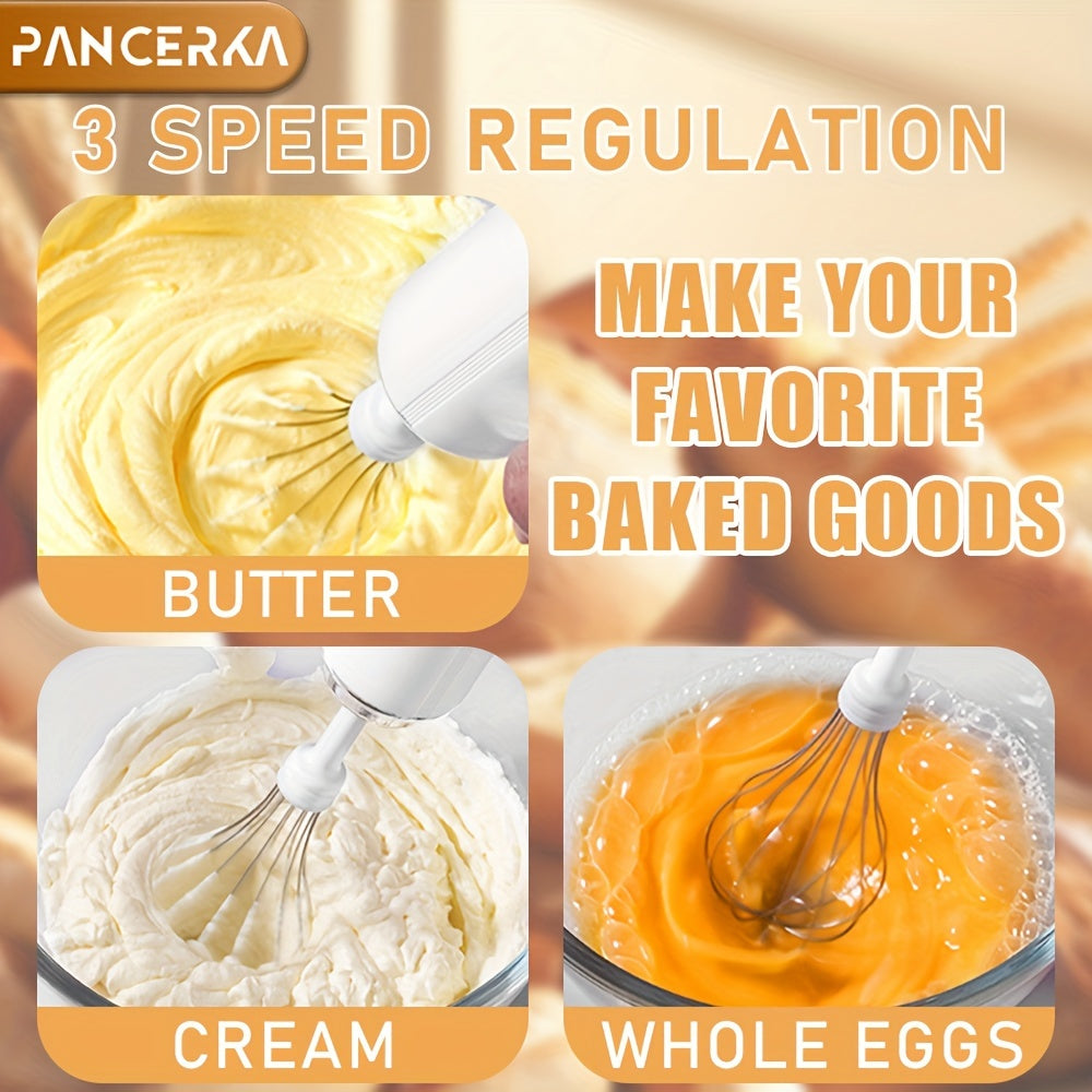 Batidor eléctrico inalámbrico de huevos, batidora de mano recargable, herramienta de cocina compacta