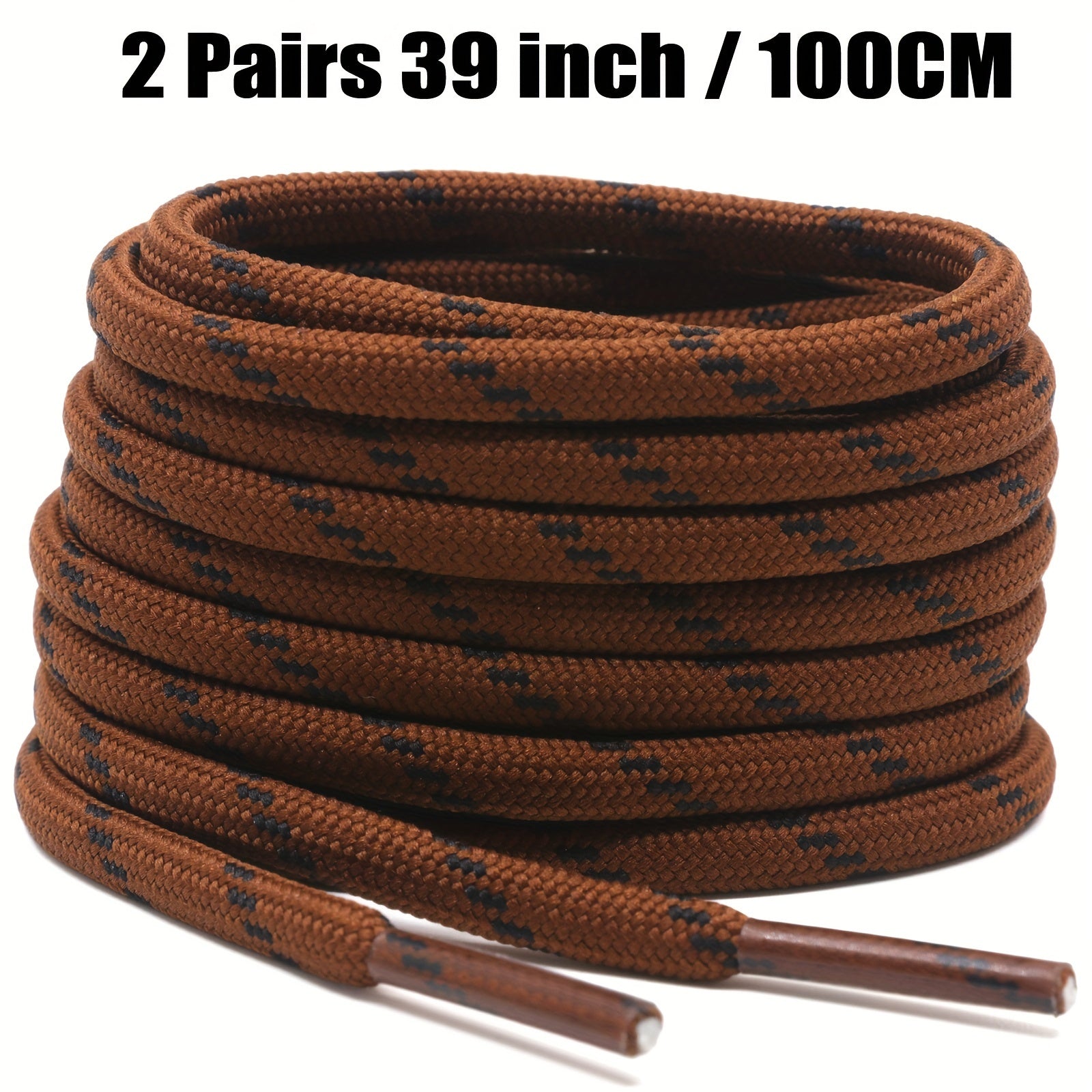 Unisex Thickened Round Climbing Shoe Laces for Hiking and Work Boots