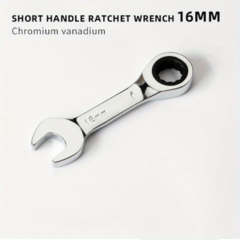 Reversible Combination Wrench 6mm-19mm Ratchet Socket Spanner Tool