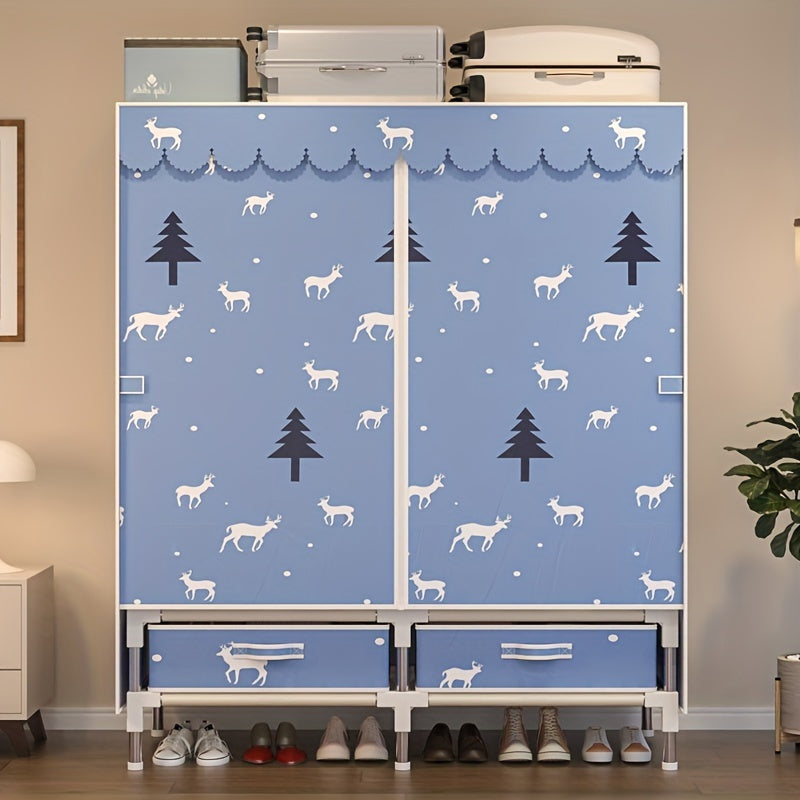 Современный рождественский гардероб с дизайном оленя для общежитий и комнат