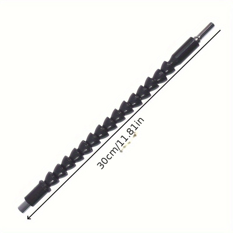 Universal Drill Bit Extension Cable and Screwdriver Bit Holder Kit Steel Black Red