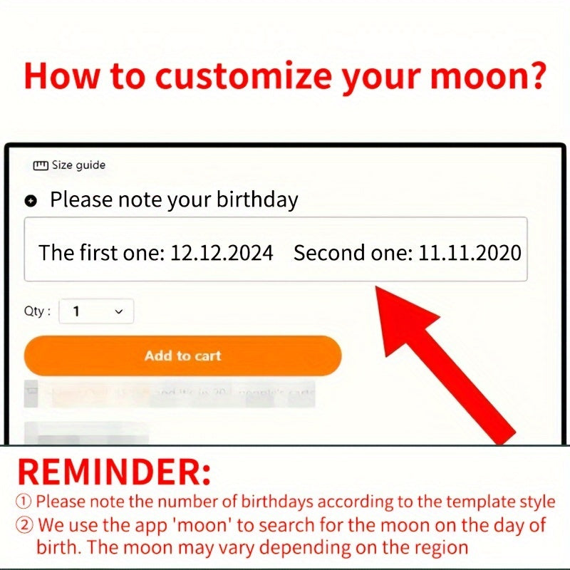 Glowing Moon Acrylic Photo Frame for Birthdays and Valentine's Day with Wooden Stand