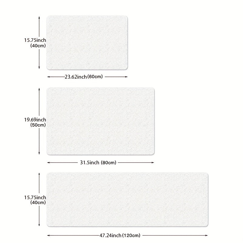 Colorful Geometric Floor Mat for Kitchen Home Decor Non-Slip Rug 24x36 Inches