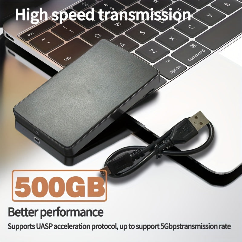 Портативный внешний жесткий диск 250ГБ 500ГБ USB 3.0 SATA III Хранение данных для резервного копирования