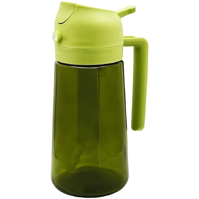 2-in-1 Glass Oil Dispenser and Sprayer for Cooking and Baking PVC-Free Kitchen Tool