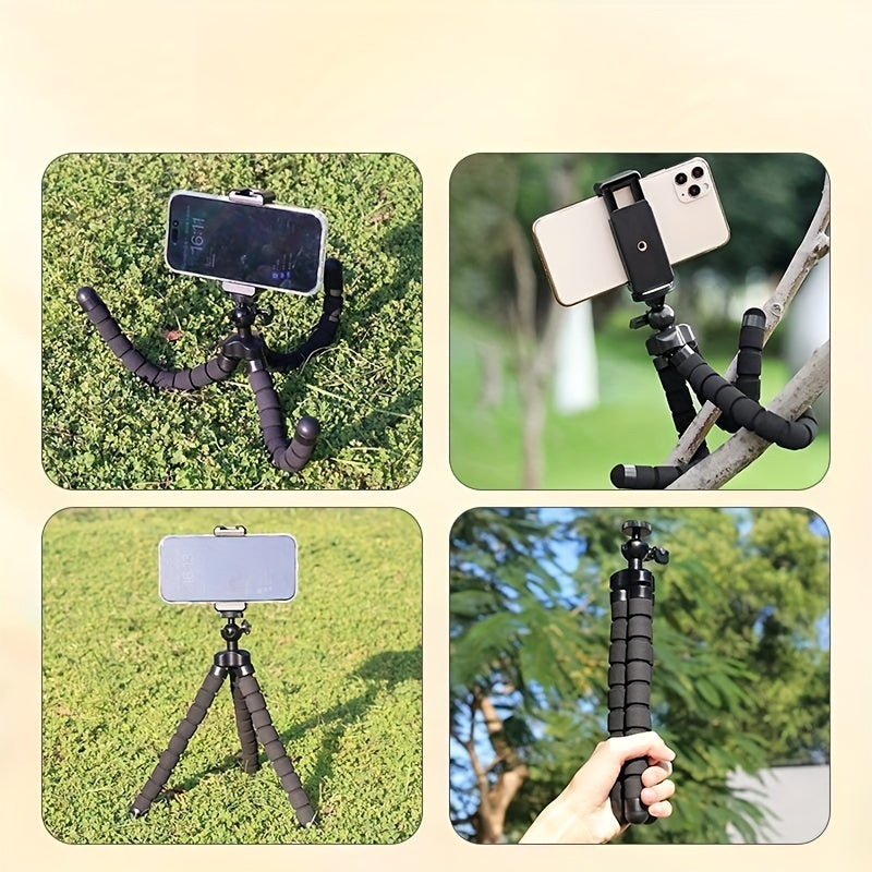 Mini Octopus Tripod for Phones and Cameras 360° Rotation Portable Clip