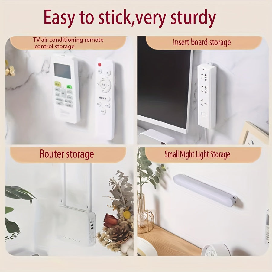 Magnetic Wall Hooks for Remote Control Storage Adhesive No-Drill Easy Install
