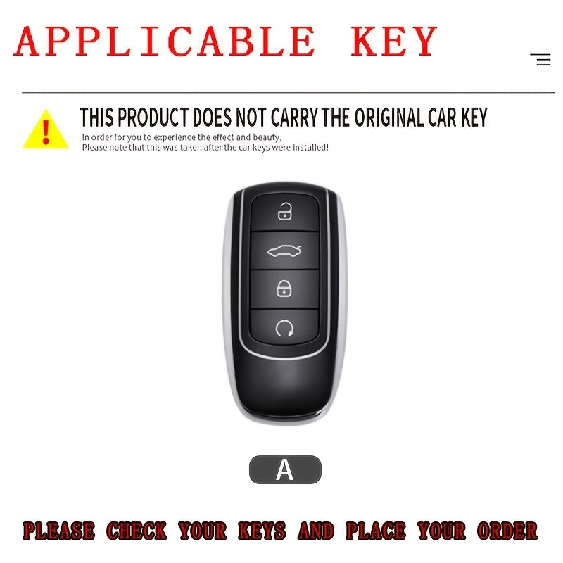 Car Key Case Protective Cover for Tiggo 8 Pro 7 Pro Max Smart Key Fob