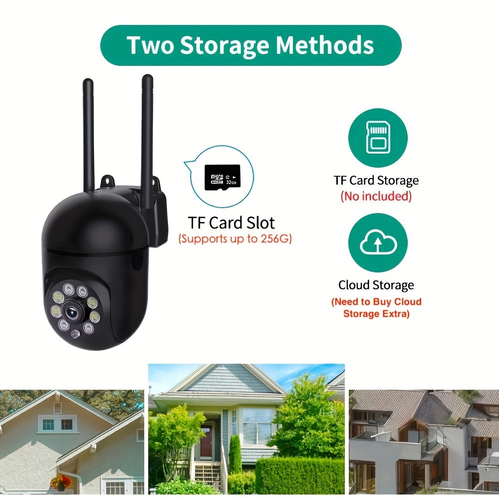 1080P HD WiFi Security Camera with Night Vision Two-Way Audio Pan Tilt Indoor