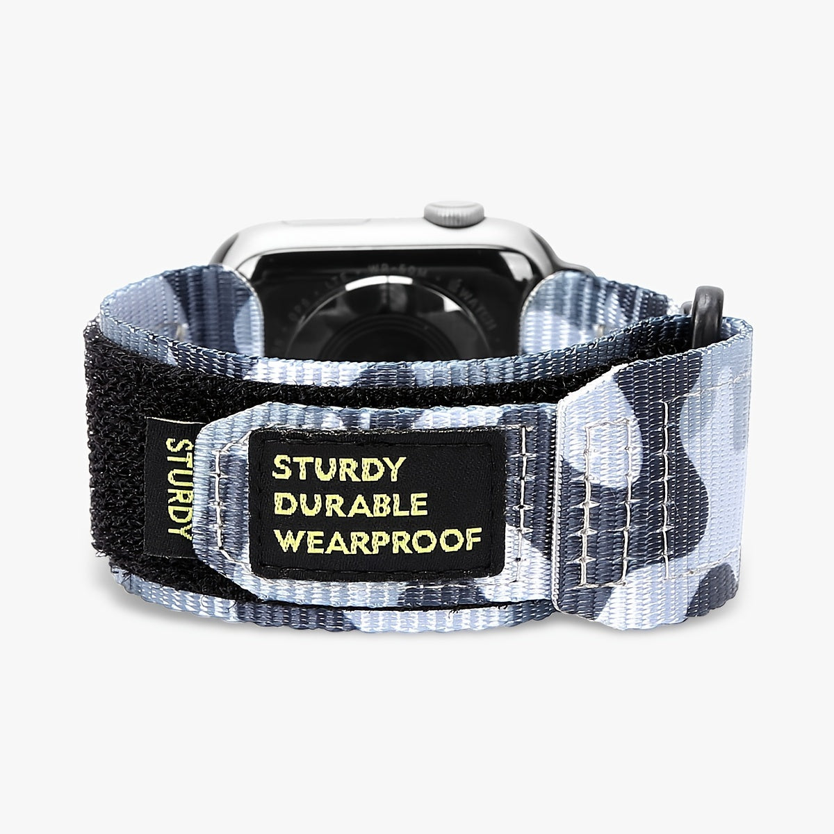 Camouflage Nylon Watch Band for Apple Watch Series 1-10 Ultra and SE Outdoor Sports Hiking