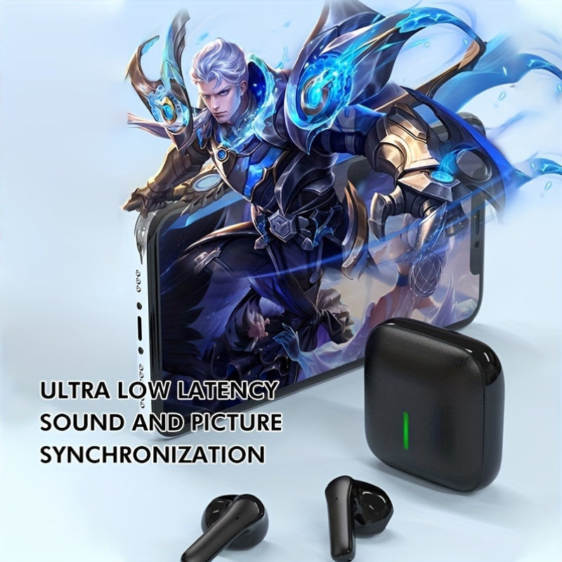 Auriculares inalámbricos intrauditivos con larga duración de batería y controles táctiles para Android y iPhone